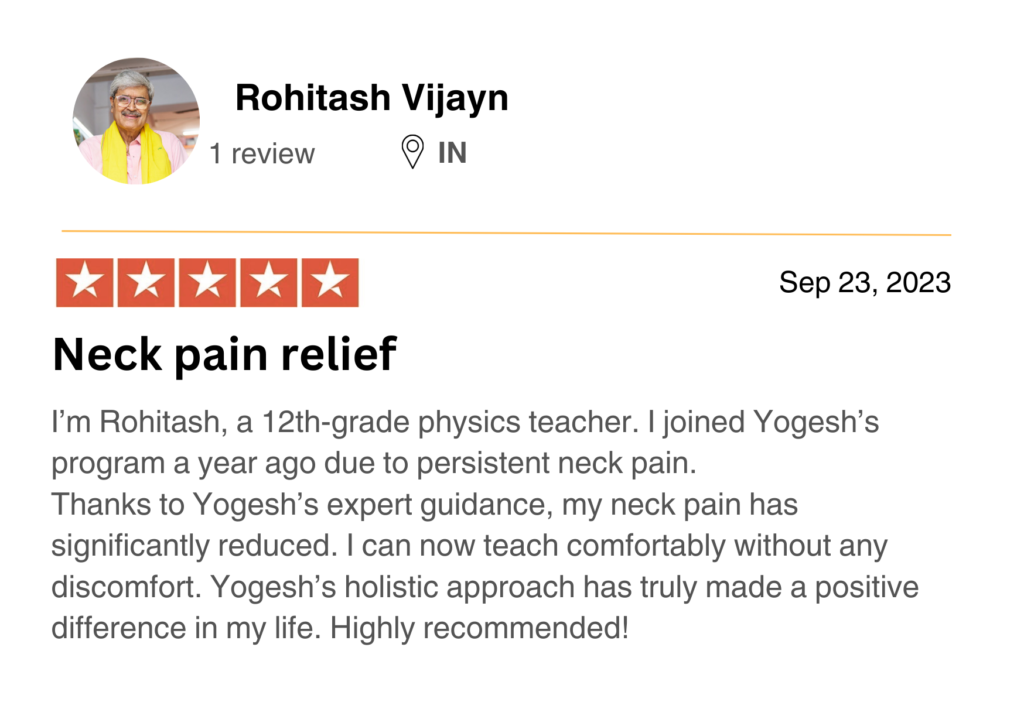 neck pain